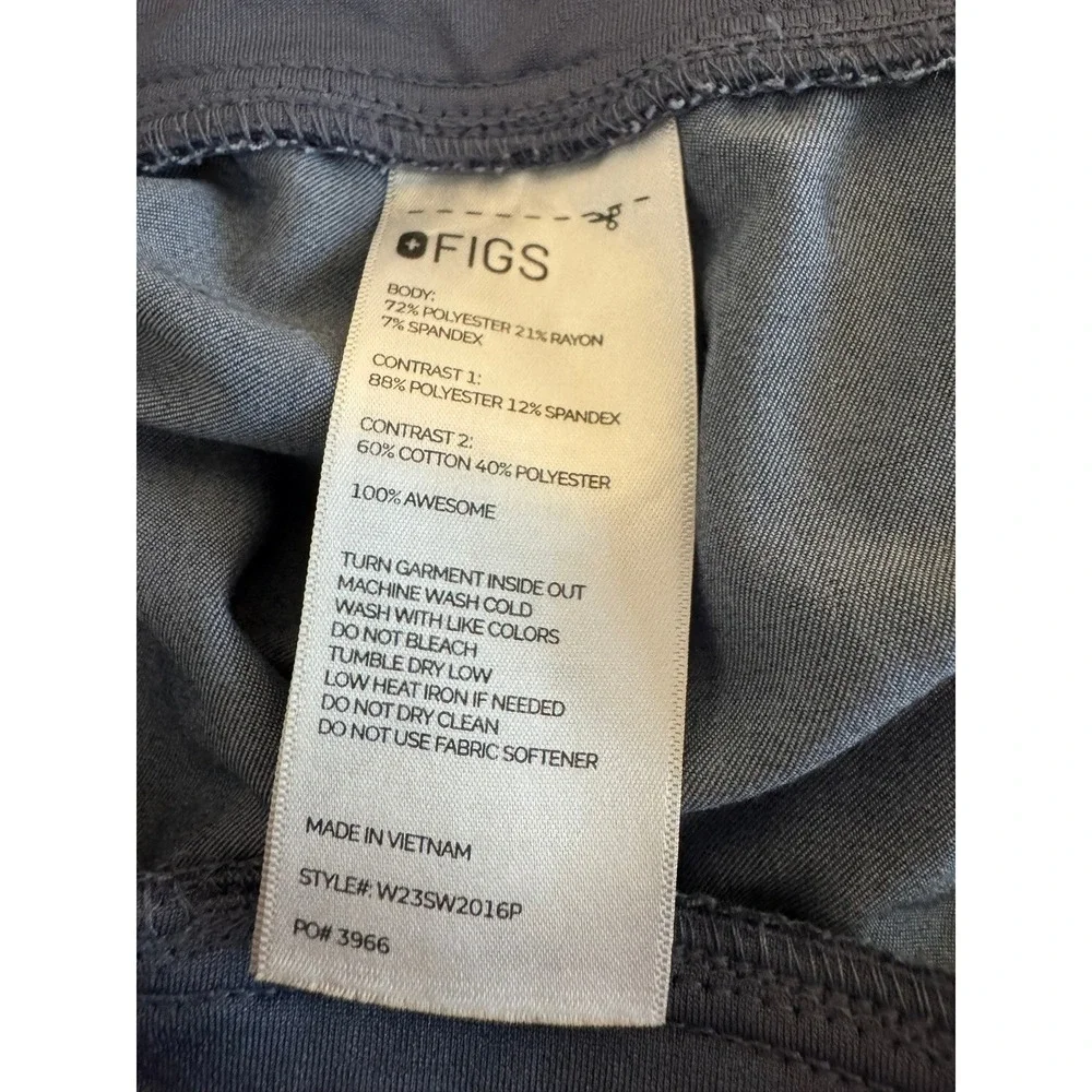 FIGS Zamora Jogger Technical Women's Heather Blue Scrub‎ Pants XXL/P W23SW2016P